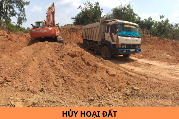 Hành vi hủy hoại đất bị phạt bao nhiêu tiền?