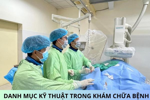 Danh  mục  kỹ  thuật  trong  khám  chữa  bệnh  thực  hiện  đến  ngày  30/6/2026?