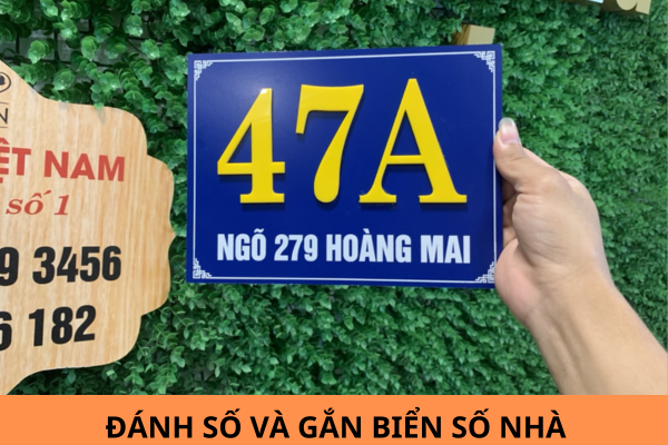 Đã có Thông tư 08/2024/TT-BXD quy định đánh số và gắn biển số nhà, công trình xây dựng?