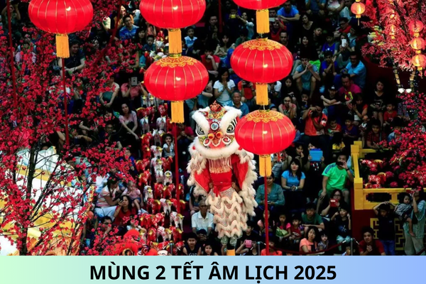 Mùng 2 Tết âm lịch 2025 là ngày bao nhiêu dương lịch? Lịch nghỉ tết âm lịch 2025 cụ thế, chi tiết?