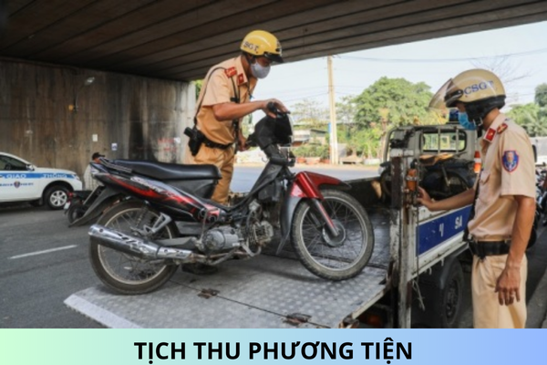 Xe máy mắc lỗi giao thông nào sẽ bị tịch thu phương tiện?