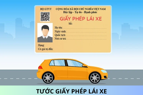 Xe ô tô mắc lỗi nào sẽ bị tước giấy phép lái xe năm 2025?