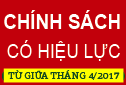 Chính sách Lao động - Giáo dục có hiệu lực từ giữa tháng 4/2017