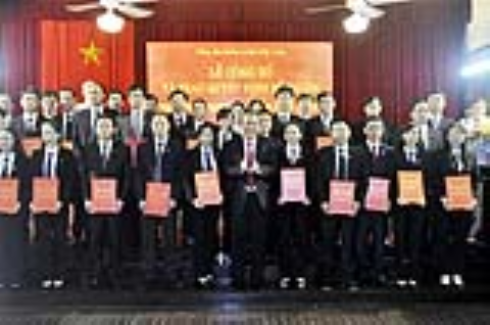 New announcement on recruitment and rank promotion for judges in Vietnam in August 2017