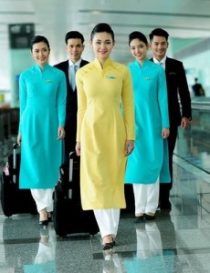 Chi tiết về trang phục ngành hàng không Việt Nam