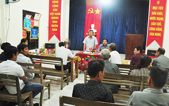 Hanoi-Vietnam: Regulations on the meeting of the Village Planning Team