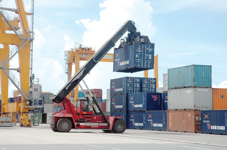Mới: Khung giá dịch vụ bốc dỡ container theo Thông tư 54/2018/TT-BGTVT