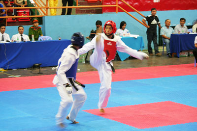 Yêu cầu về cơ sở vật chất, thiết bị thi đấu môn Taekwondo