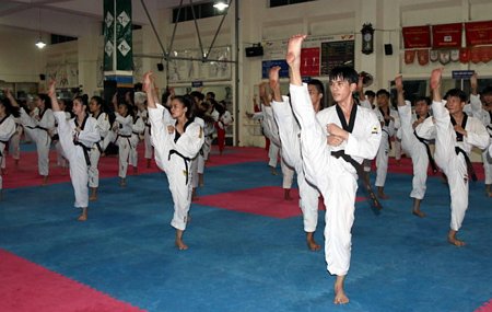 07 yêu cầu về cơ sở vật chất, thiết bị tập luyện môn Taekwondo