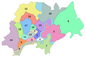 Vietnam: District-level administrative divisions in Ho Chi Minh City
