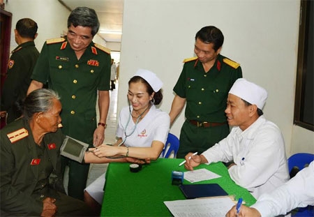 Hướng dẫn đăng ký khám, chữa bệnh cho quân nhân chuyên nghiệp