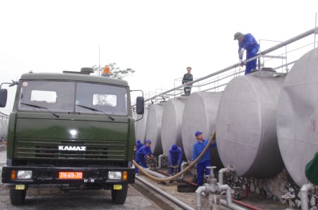 HS hải quan đối với xăng dầu từ NN nhập kho ngoại quan