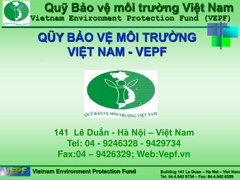 Kết cấu, ND phản ánh tài khoản 132 của Quỹ Bảo vệ môi trường VN