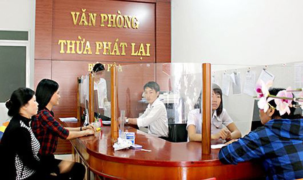 Hướng dẫn kê khai, nộp phí thẩm định thành lập VP Thừa phát lại