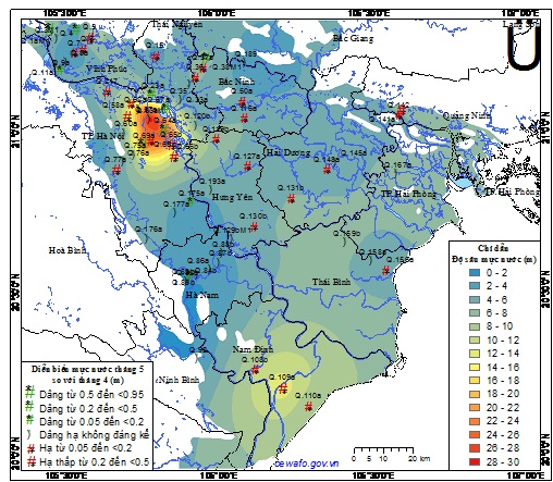 Purpose of creating groundwater resource maps at a scale of 1:200,000 in Vietnam