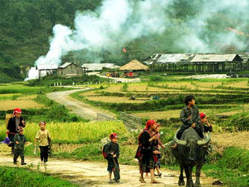 What are 04 principles for managing the funding of the poverty reduction projects in the Northern mountainous provinces of Vietnam - Phase 2?