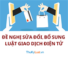 New: Ministry of Information and Communications of Vietnam's proposal on amendments to the Law on Electronic Transactions of 2005