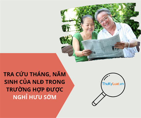 Tool for accurately lookup the month and year of birth of employees in cases of early retirement in Vietnam