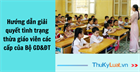 Hướng dẫn giải quyết tình trạng thừa giáo viên các cấp của Bộ GD&ĐT