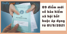 09 điểm mới về bảo hiểm xã hội bắt buộc áp dụng từ 01/9/2021