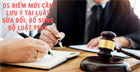 05 điểm mới cần lưu ý tại Luật sửa đổi, bổ sung Bộ luật TTHS