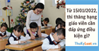 Từ 15/01/2022, thi thăng hạng giáo viên cần đáp ứng điều kiện gì?