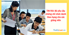 TIN VUI: Bỏ yêu cầu chứng chỉ chức danh theo hạng cho các giảng viên