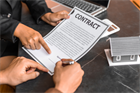 Agreement to sign a new contract when detecting errors in the old contract