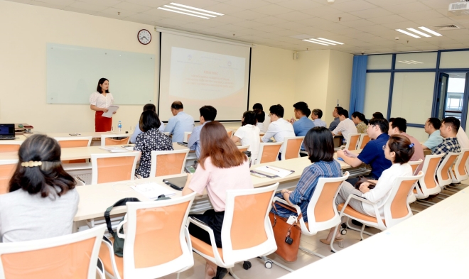 The level of academic funding for lecturers in Vietnam studying doctoral programs in the country