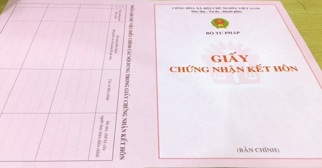 Procedures for re-issuing marriage certificates in Vietnam