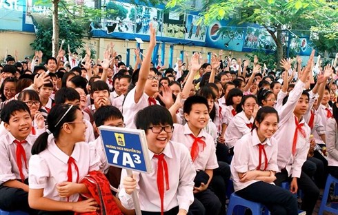 Conditions for passing grade of secondary schools students in Vietnam