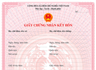 Latest sample of marriage certificate in Vietnam