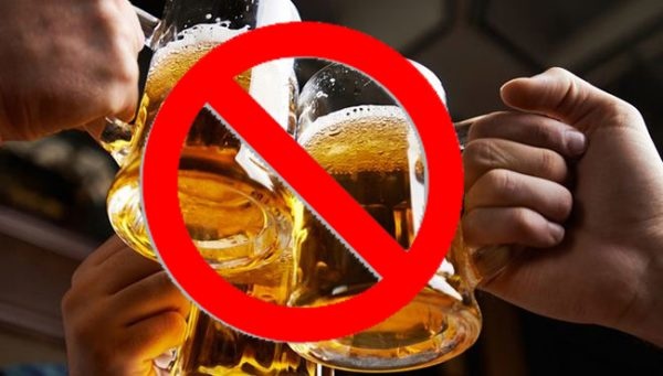 09 địa điểm không được phép uống rượu bia