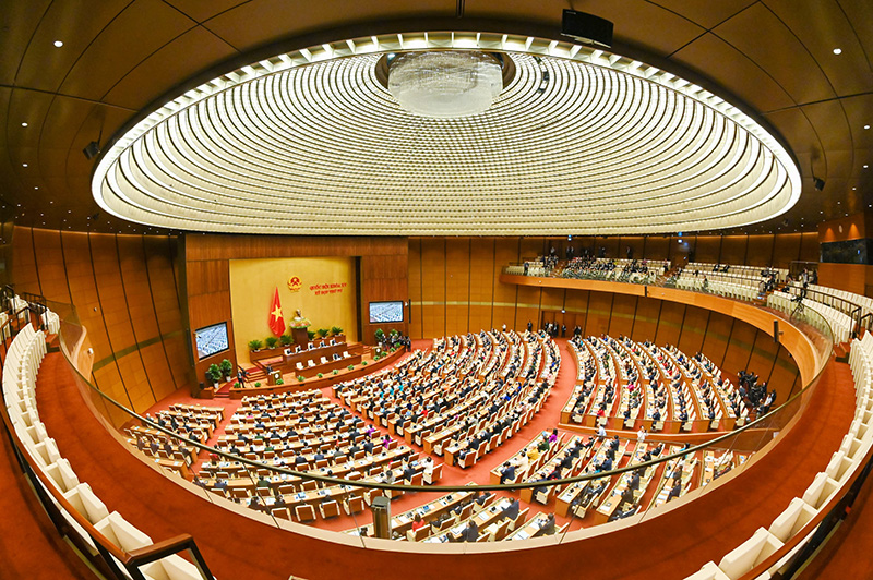 How many sessions a year does the National Assembly hold in Vietnam?