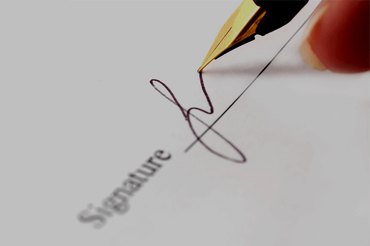 Quy định về chữ ký, con dấu trong đăng ký biện pháp bảo đảm