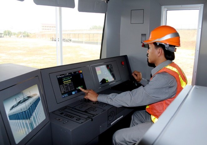 Train driving practice test points from September 1, 2023 in Vietnam