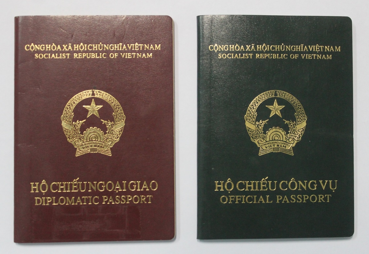 Thủ tục cấp hộ chiếu ngoại giao, hộ chiếu công vụ ở trong nước