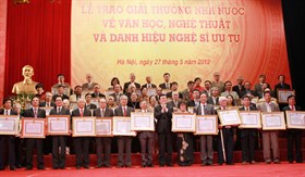 Thủ tục xét tặng Giải thưởng Hồ Chí Minh về văn học, nghệ thuật cấp Trung ương từ 20/5/2024