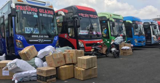 Regulations on consignment goods on passenger car in Vietnam from 2025
