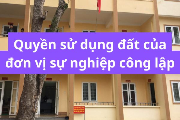 Đơn vị sự nghiệp công lập sở hữu quyền sử dụng đất dưới những thức nào theo quy định của Luật Đất đai?