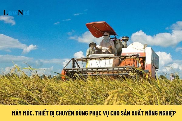 thiết bị chuyên dùng phục vụ cho sản xuất nông nghiệp