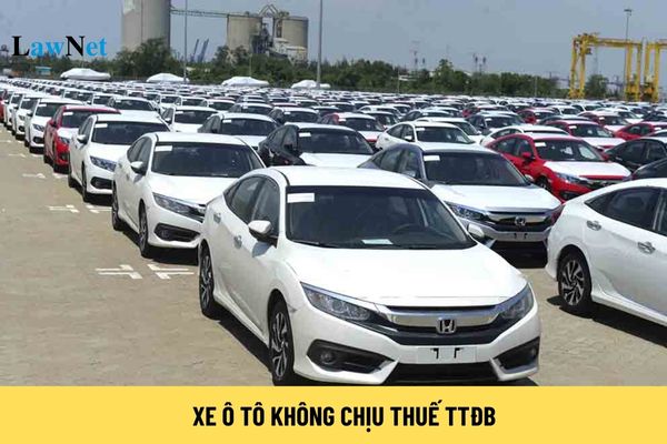 loại xe ô tô nào thuộc đối tượng không phải nộp thuế tiêu thụ đặc biệt