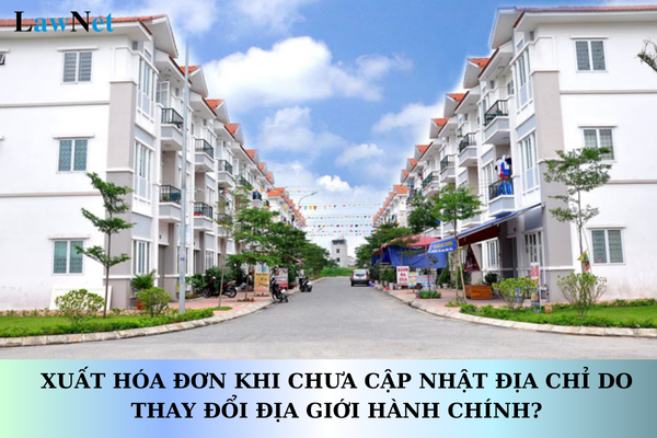 Công ty xuất hóa đơn tại địa chỉ nào khi chưa cập nhật địa chỉ do thay đổi địa giới hành chính?