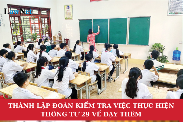 Đã có Quyết định 448 2025 về Thành lập Đoàn kiểm tra việc thực hiện Thông tư 29 về dạy thêm?