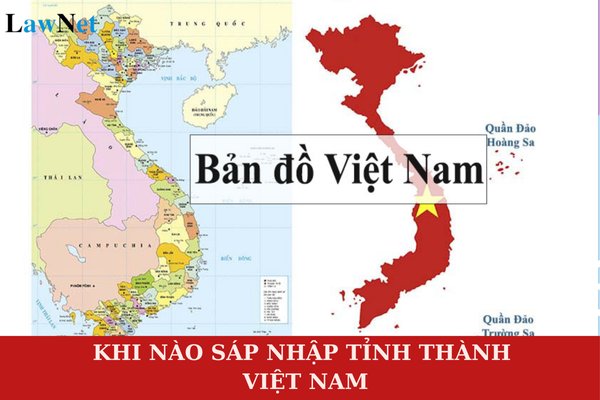 When will provinces in Vietnam be merged? At which address should electronic invoices be issued when the address has not been updated due to province merging? (Image from