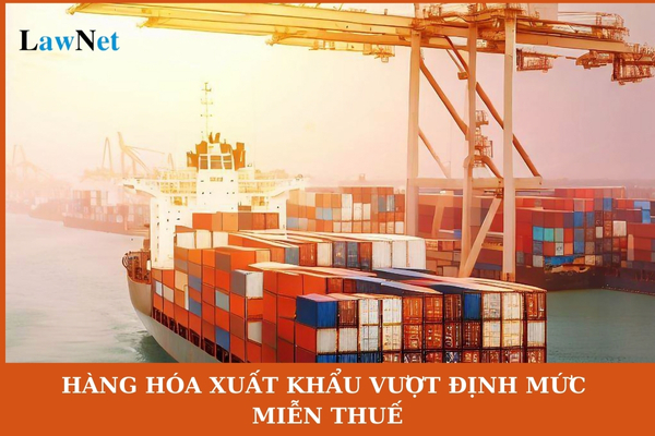 Hàng hóa xuất khẩu vượt định mức miễn thuế có được khai trên tờ khai hải quan giấy không?