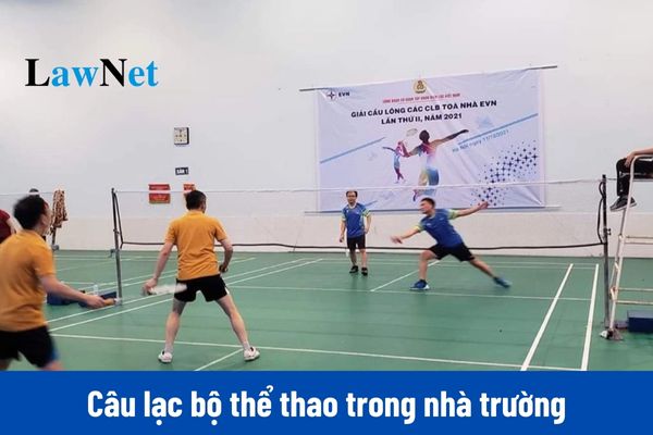 Nhà trường có bắt buộc lập 01 câu lạc bộ thể thao không?