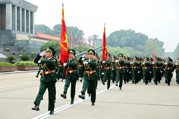 Mẫu cờ hiệu, phù hiệu mới của Bộ đội Biên phòng áp dụng từ ngày 6/1/2024