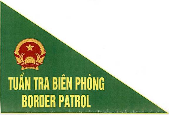 Mẫu cờ tuần tra của Bộ đội Biên phòng