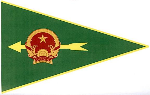 Mẫu cờ hỏa tốc của Bộ đội Biên phòng
